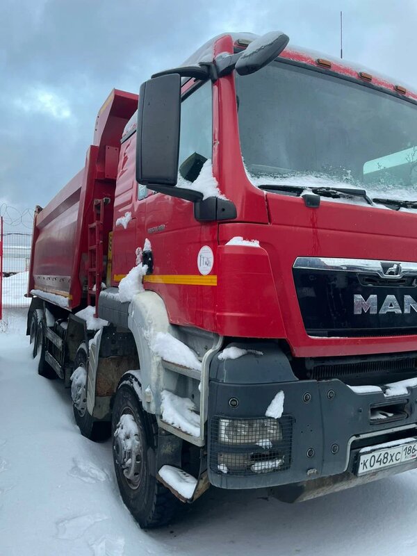 ПКФ "РЕМЭКС" RS 4583-0000040 на шасси MAN TGS 8x8 Самосвал — фото 2