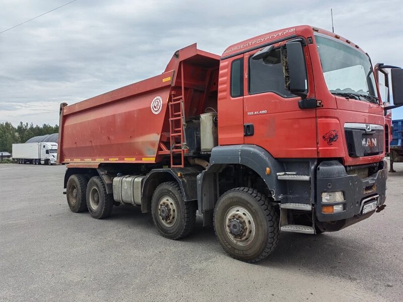 Бецема БЦМ-59 на шасси MAN TGS 8x8 Самосвал — фото 2