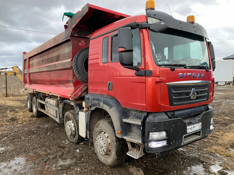SITRAK C7H 8x4 Самосвал — фото 3