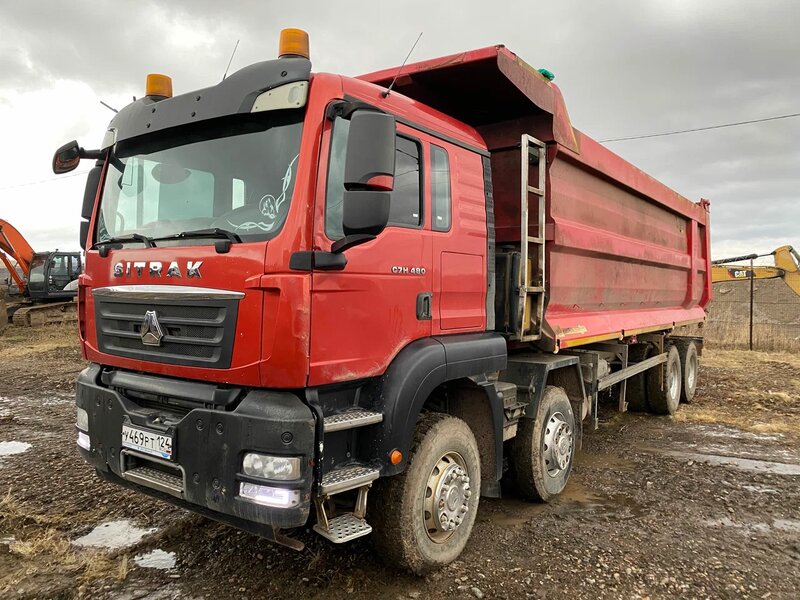 SITRAK C7H 8x4 Самосвал — фото 5