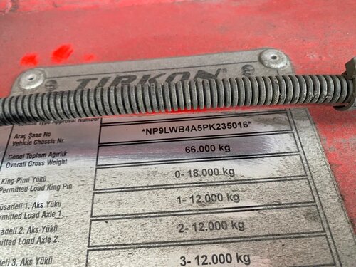 TIRKON TREYLER LWB4A Полуприцеп тяжеловоз 4 оси