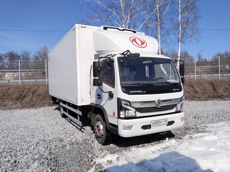 DongFeng C120 Изотермический/рефрижератор с гидробортом — фото 2