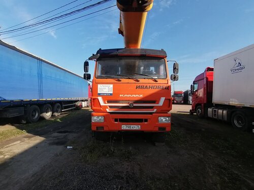 ИМЗ Автокран КС-45717К на шасси КамАЗ 43118 6x6 Автокран
