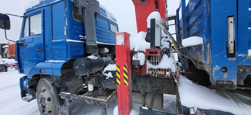 Агропромсервис 4382 на шасси КамАЗ 65117 6x4 Бортовой с КМУ — фото 9