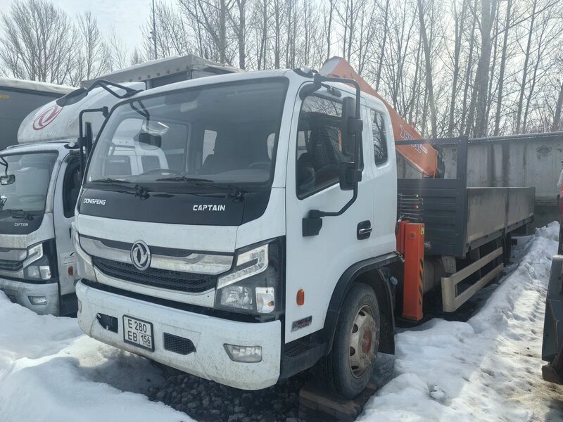 Феникс 78 на шасси Dongfeng C120 4x2 Бортовой с КМУ — фото 3