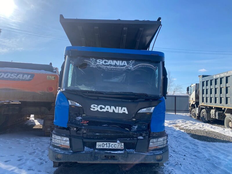 Scania P 8x4 Самосвал — фото 1