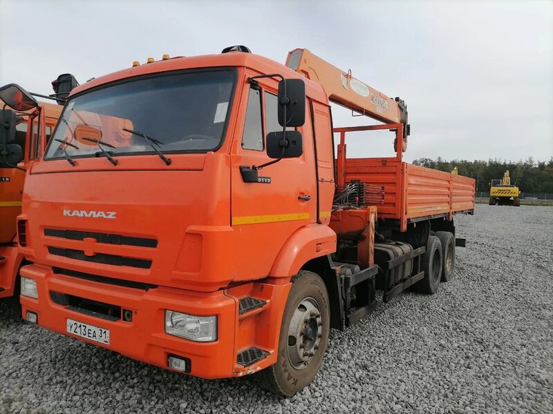 Агропромсервис 4382 на шасси КамАЗ 65115 6x4 Бортовой с КМУ — фото 3