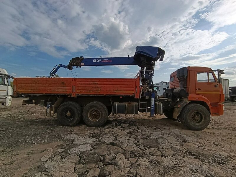 Агропромсервис 4382 на шасси КамАЗ 43118 6x6 Бортовой с КМУ — фото 3