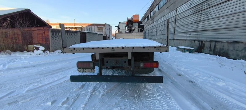 Айсин W0 на шасси FAW CA 3250 6x4 Бортовой с КМУ — фото 8