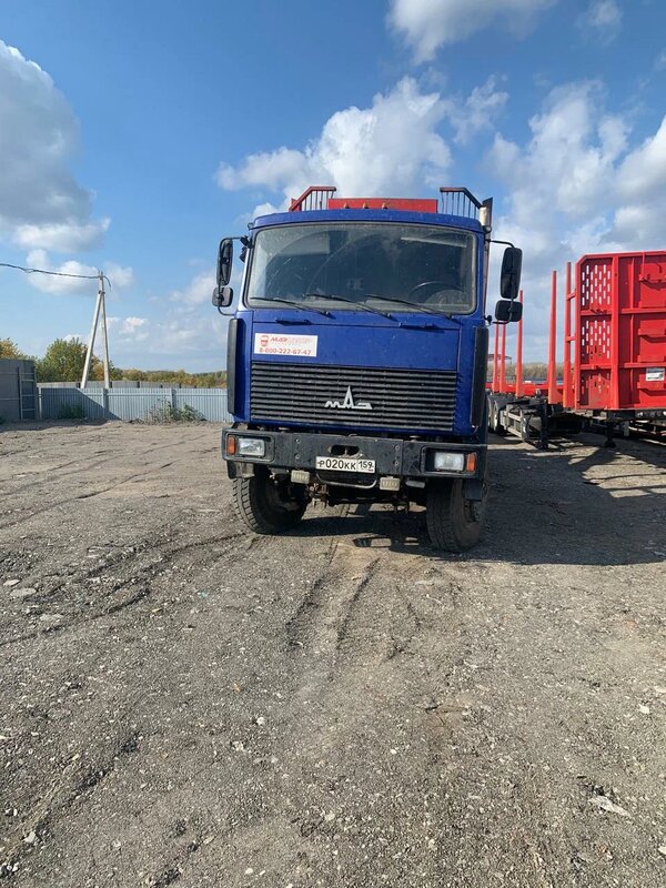 ЗАВОД АСАВТО 3382 на шасси МАЗ 6317 6x6 Сортиментовоз с КМУ — фото 1