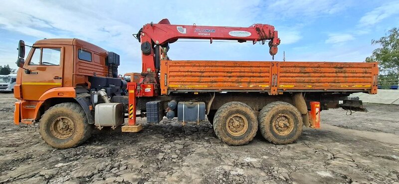 Агропромсервис 4382 на шасси КамАЗ 43118 6x6 Бортовой с КМУ — фото 5