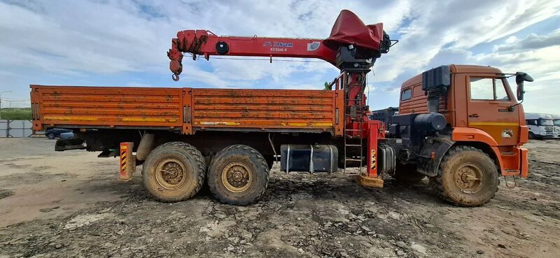 Агропромсервис 4382 на шасси КамАЗ 43118 6x6 Бортовой с КМУ — фото 6