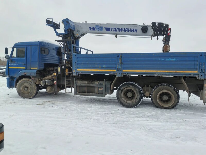 Галичский автокрановый завод (ГАКЗ) КМА-150 на шасси КамАЗ 65117 6x4 Бортовой с КМУ — фото 5