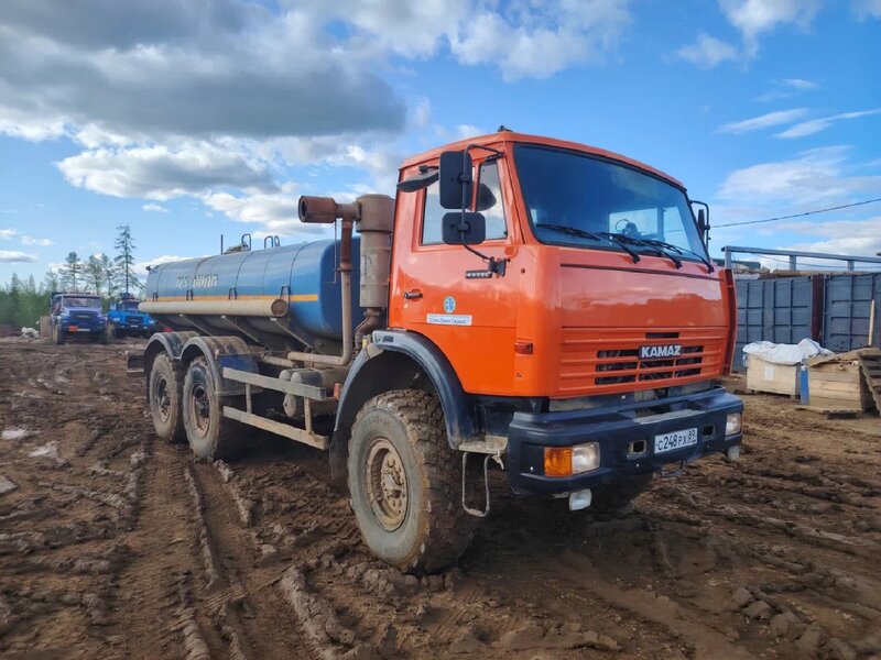 НПО Трансмастер 4671 на шасси КамАЗ 43118 6x6 Автоцистерна пищевая — фото 3