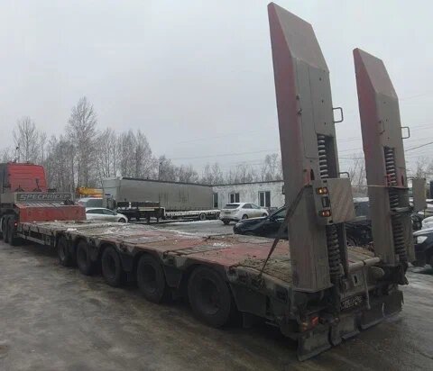 Спецприцеп 9942 Полуприцеп тяжеловоз 5 осей — фото 6