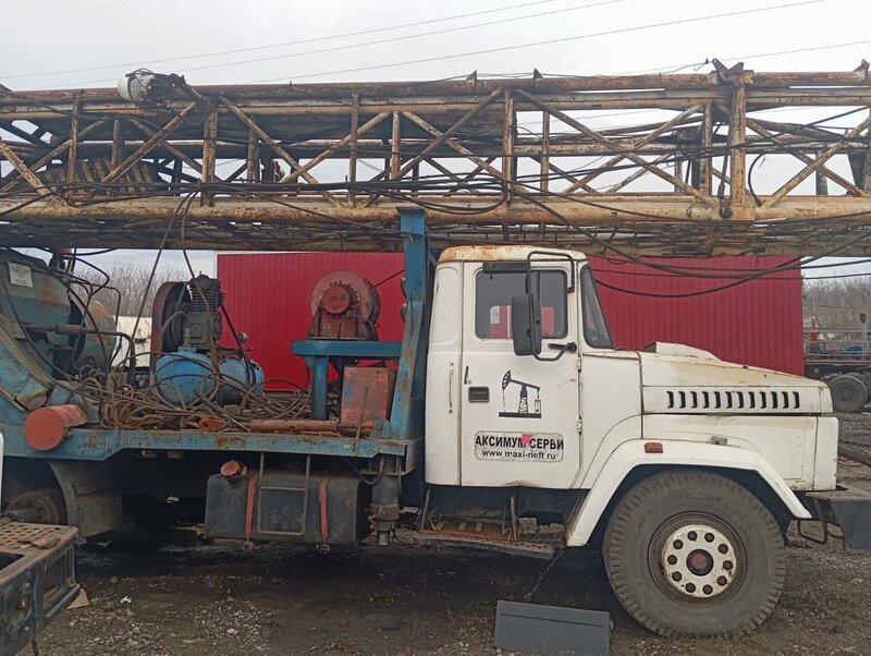 Ишимбайский машиностроительный завод УПА-60М на шасси КрАЗ 65053 6x4 Установка подъемная — фото 5