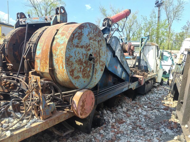 Ишимбайский машиностроительный завод УПА-60М на шасси КрАЗ 65101 6x4 Установка подъемная — фото 4