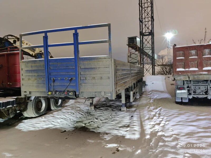Туймазинский завод автобетоновозов 5885 Полуприцеп бортовой — фото 1