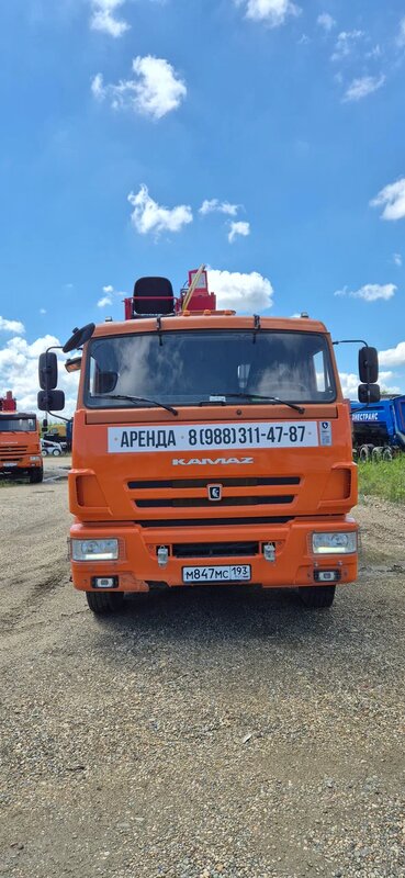 ЗАВОД АСАВТО 3387 на шасси КамАЗ 65115 6x4 Бортовой с КМУ — фото 1