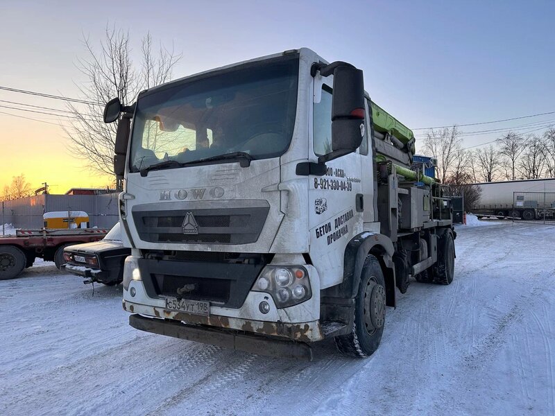 Howo T5G 4x2 Автобетононасос — фото 3