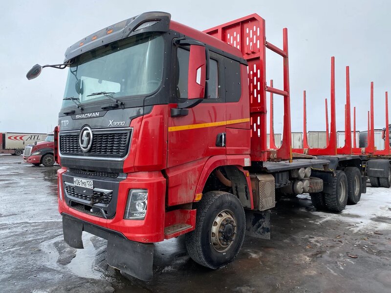 Shacman (Shaanxi) SX 6x6 Сортиментовоз — фото 2