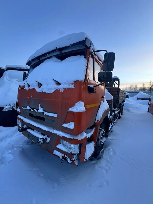 Коммерческие грузовики K3B на шасси КамАЗ 65115 6x4 Бортовой с КМУ — фото 3
