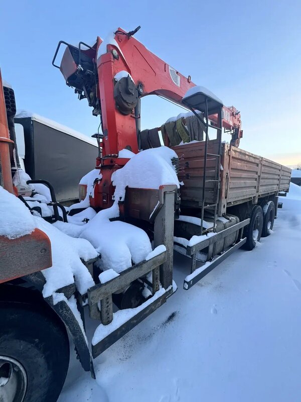 Коммерческие грузовики K3B на шасси КамАЗ 65115 6x4 Бортовой с КМУ — фото 6