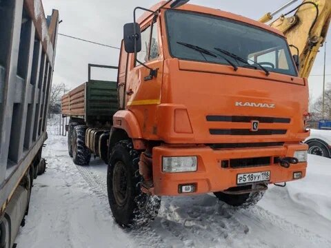 Ижевский Крановый Завод 3367 на шасси КамАЗ 43118 6x6 Бортовой с КМУ — фото 3