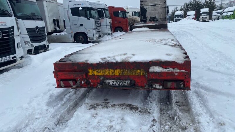 Тверьстроймаш 9939 Полуприцеп тяжеловоз 4 оси — фото 1