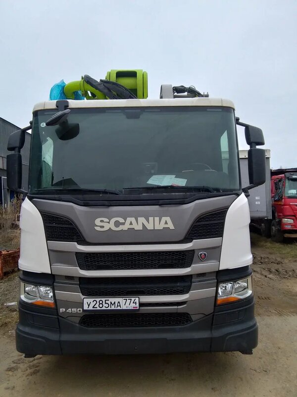 Scania P 8x4 Автобетононасос — фото 1