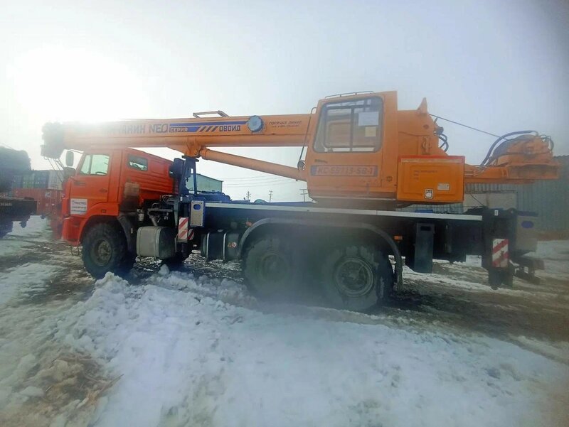 Галичский автокрановый завод (ГАКЗ) КС-55713 на шасси КамАЗ 43118 6x6 Автокран — фото 5
