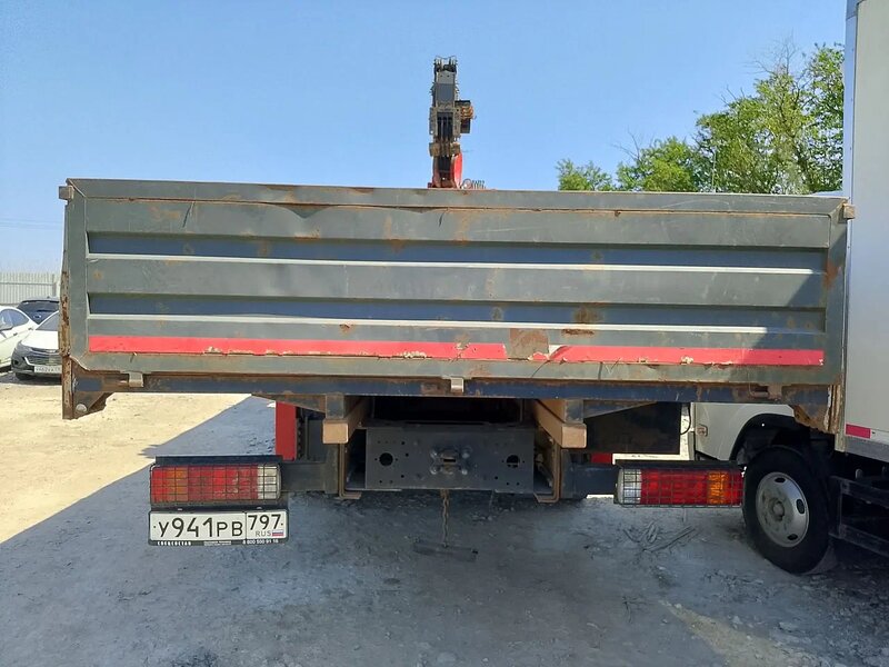 FAW J6 6x4 Бортовой с КМУ — фото 14
