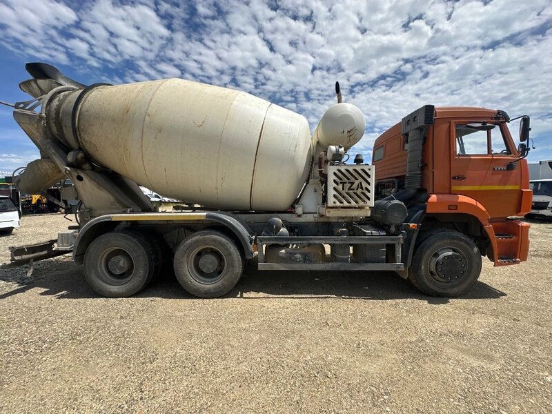Туймазинский завод автобетоновозов 5814 на шасси КамАЗ 6520 6x4 Автобетоносмеситель — фото 4